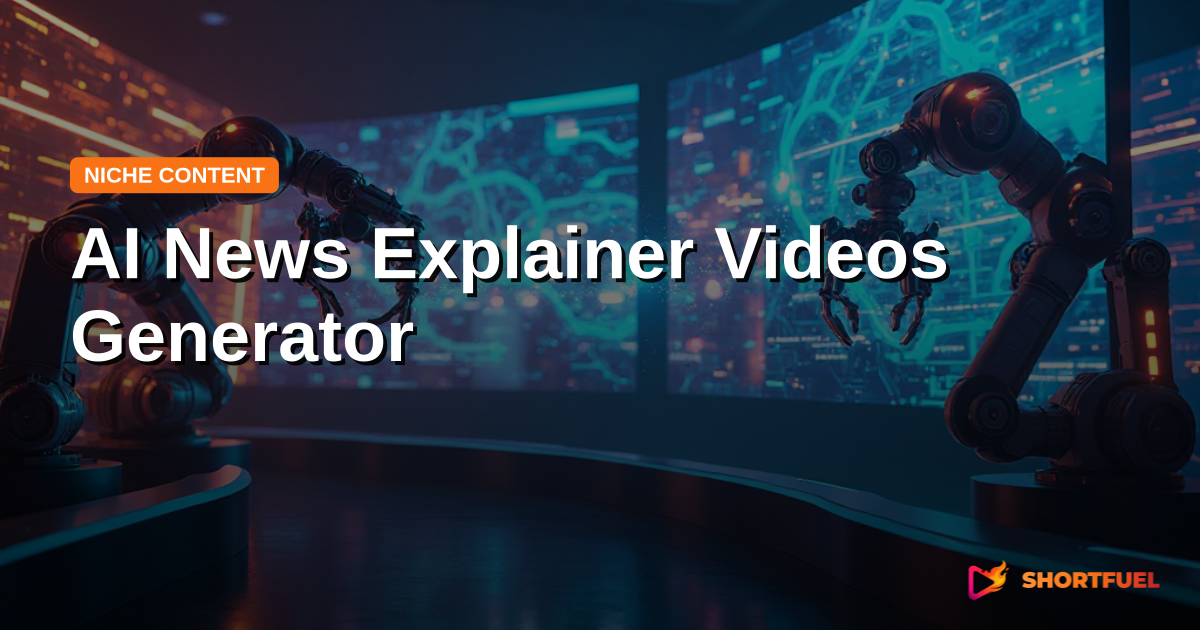 AI News Explainer Videos Generator